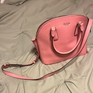 Gorgeous light pink Kate Spade leather handbag